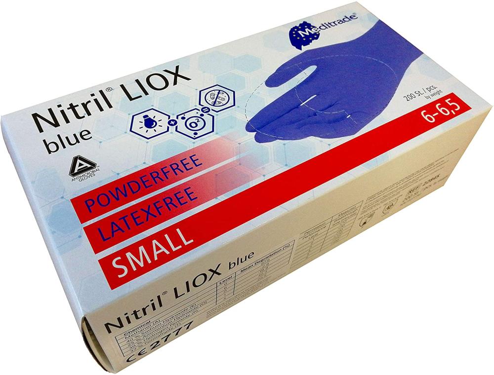 Meditrade Nitril Hygienehandschuhe LIOX S