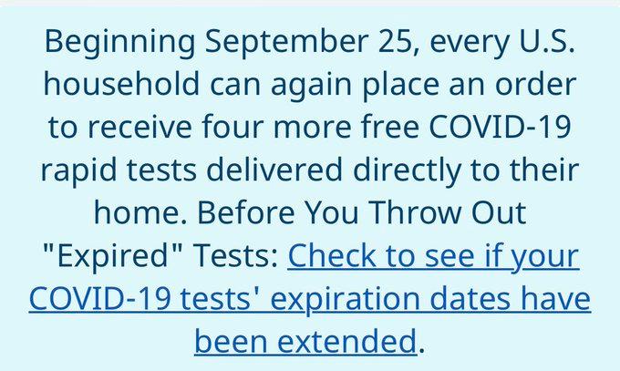 US-Regierung startet kostenloses COVID-19-Heimtestprogramm erneut