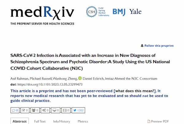 Unraveling the Long-Term Psychiatric Impact of COVID-19: A Comprehensive Study on Schizophrenia Spectrum and Psychotic Disorders