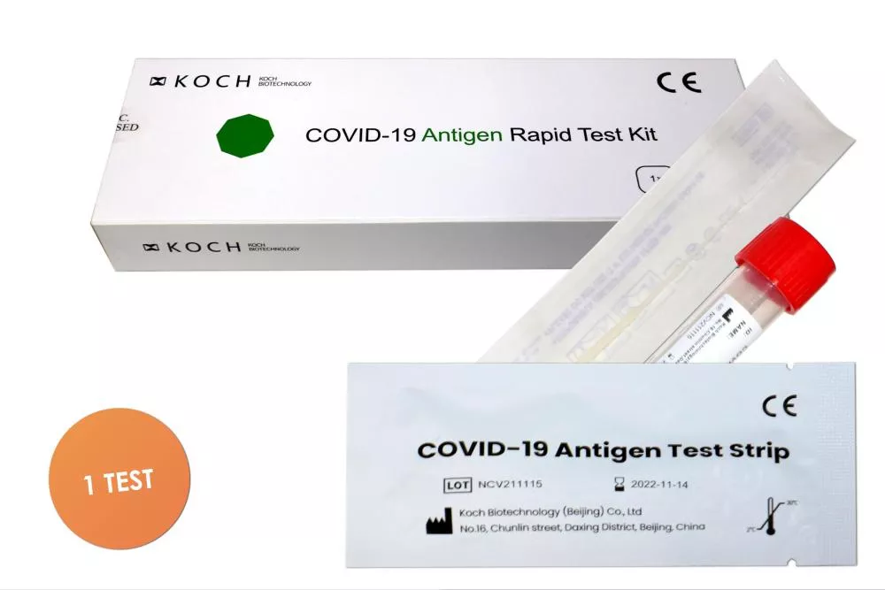 Koch Antigen Rapid Test 1 Box Items
