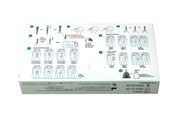 fluorecare self test box back