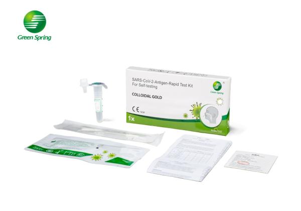 Green Spring Antigen Schnelltest Inhalt