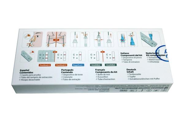 1s HIGHTOP Corona self test box